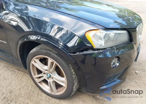 2014 BMW X3 xDrive28I z USA, uszkodzony, nr VIN 5UXWX9C50E0D27895